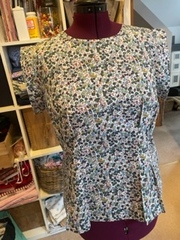 Blouse made for her holiday in Cypress by Christine B